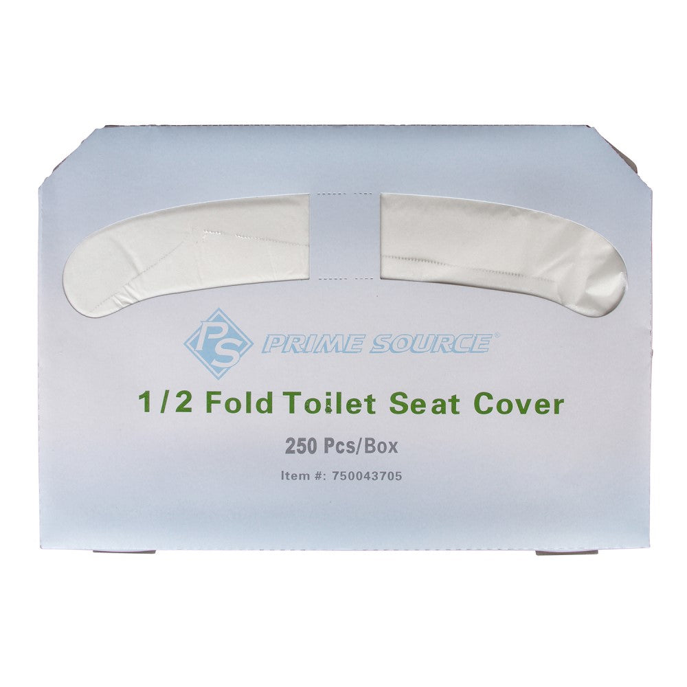 Prime Source® Toilet Seat Cover 1/2Fold Klear Right Essentials